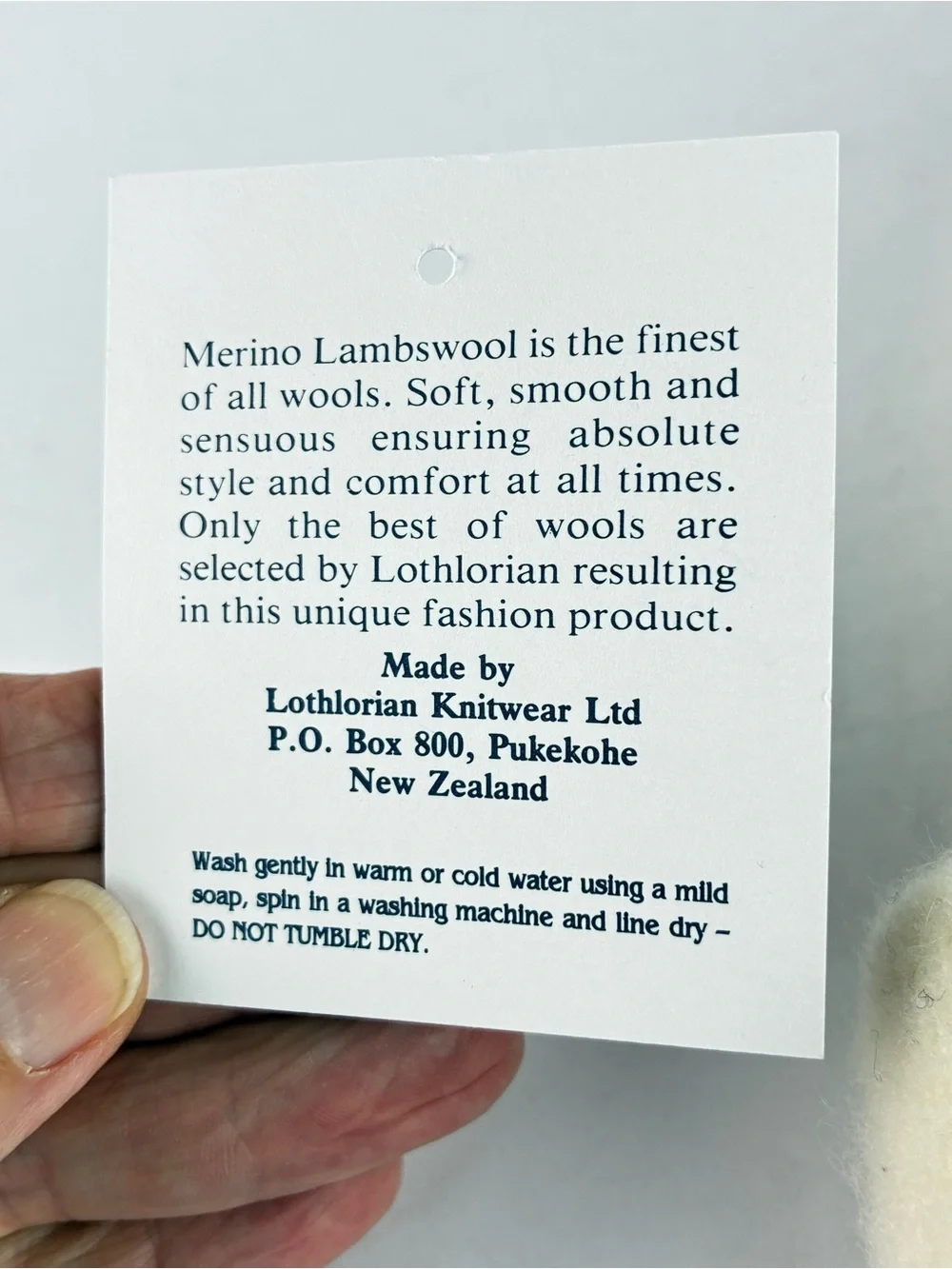 Lothlorian 100% Wool Sock Cap Made in New Zealand